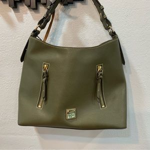 Dooney & Bourke olive Cooper Hobo bag, new with tags!!
